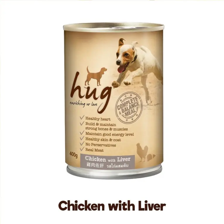 Hug Wet Dog Food Can