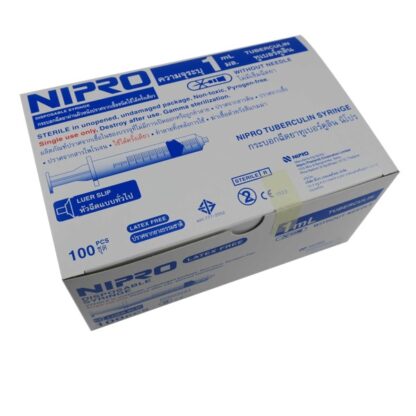 NIPRO Syringe - ไซริงค์กระบอกฉีดยา 3cc (1ชิ้น)(13469)