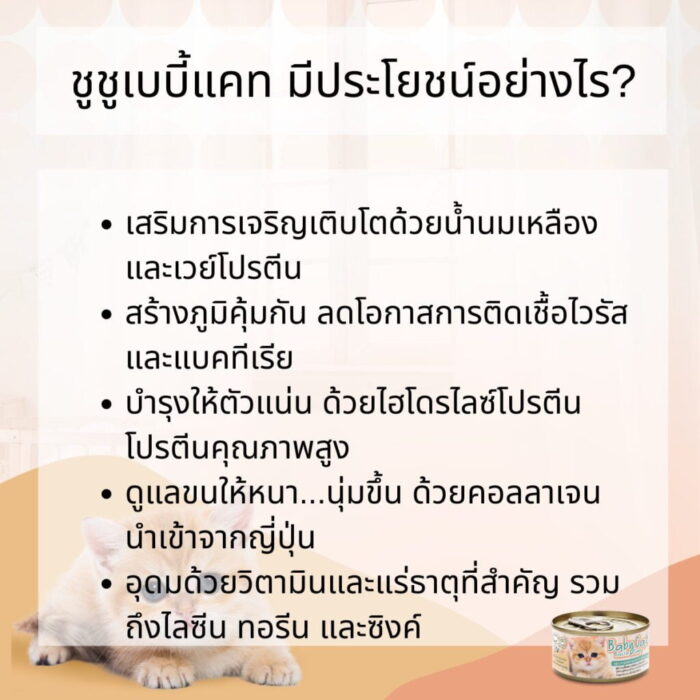 CHOO CHOO BABY 2 Choo Choo Baby Cat Booster Soup - ซุปบำรุงลูกแมวอายุ 1-3 เดือนผสมเนื้อปลาทูน่า (12127)