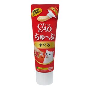 Ciao Churu Tube Tuna Flavour - ครีมแมวเลียแบบหลอดรสปลาทูน่า 80g (12212)