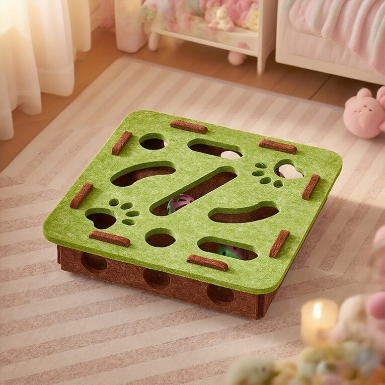 Cat Toy Puzzle Box