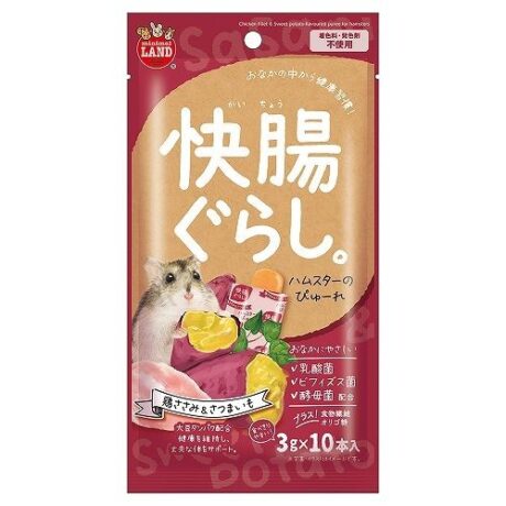 Minimal Land Hamster Chicken & Japanese Sweet Potato Flavor - ขนมหนูเลียรสไก่ & มันหวานญี่ปุ่น 30g