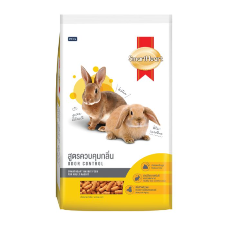 Smartheart Rabbit Odor Control - อาหารกระต่าสูตรควบคุมกลิ่น 1kg (13435)