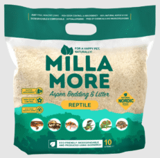 Milla More Aspen Bedding and Litter Reptile - ขี้เลื่อยรองพื้นเกรดพรีเมี่ยม สำหรับสัตว์เลื้อยคลาน 10l