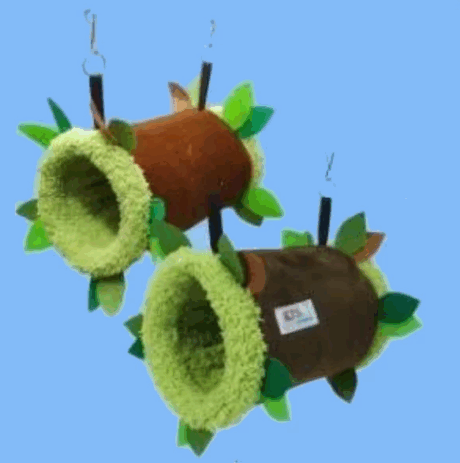 Sugar Glider Cradle No6 - เปลชูการ์ไกลเดอร์ ขอนไม้แขวนสองทาง