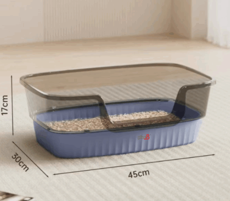 พบคำแนะนำในการเลือกกรงนกที่สมบูรณ์แบบ 8 Cat Litter Box - กระบะทรายแมว ขอบสูงใส (45x30x17cm)