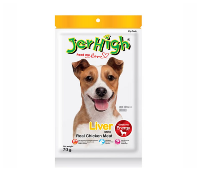 ขนมอัดแท่งสุนัข รสตับ Jerhigh Stick Liver Flavour