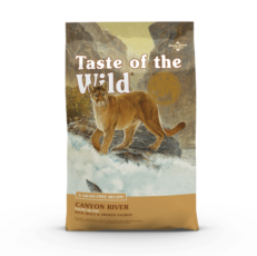 Taste of the Wild Canyon River Feline Recipe - อาหารแมว รสปลาเทร้าท์และแซลมอนรมควัน สูตรบำรุงขนและผิวหนัง 680g (11550)