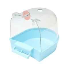 Bird Bathtub For Bird Cage - ห้องอาบน้ำสำหรับนกแบบติดกรง (13.5x13x8.5cm) (13201)