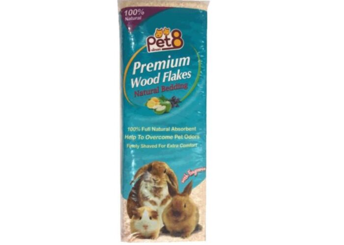 Pet8 Premium Wood Flakes Apple - ขี้เลื่อยกลิ่นแอปเปิ้ล 1kg (11429)