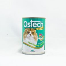 Ostech Gourmet Original​ Tuna topping Seafood - อาหารแมวกระป๋อง ออสเทค รสทูน่าหน้าซีฟู้ด 400g (13099)