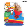 jp-349-6 Jolly Super Bunny Harness JP349 - สายจูงรัดอกกระต่าย ลายซุปเปอร์แมน (12705)