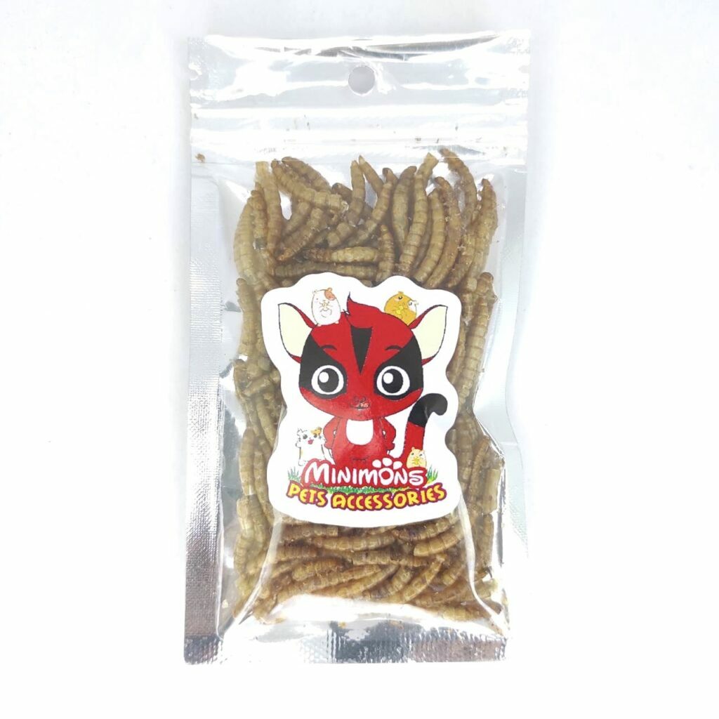 พบคำแนะนำในการเลือกกรงนกที่สมบูรณ์แบบ 8 Minimons Dried Mealworms - หนอนนกอบแห้งซองเล็ก (12442)