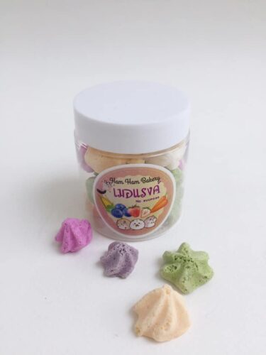 (TBD ยกเลิกขาย) Ham Ham Bakery Low Suger Meringue - เมอแรงค์ 8g (12290)