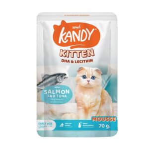 Kandy Kitten Pouch Cat Food Salmon and Tuna Mousse 70g