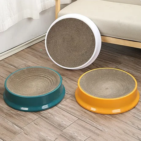 TBD Cat Scratcher Round Board Cat Toy - ที่ลับเล็บแมวแบบวงกลม (43x10cm) (13221)