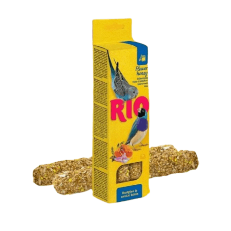 พบคำแนะนำในการเลือกกรงนกที่สมบูรณ์แบบ 7 RIO Sticks for budgies and exotic birds with honey - ขนมนก สำหรับนกหงส์หยกและนกฟินซ์ รสน้ำผึ้ง 80g