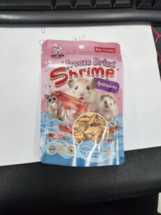 Ham Ham Bakery Freeze Dried Shrimp - ขนมสัตว์เลี้ยง กุ้งอบแห้ง 10g