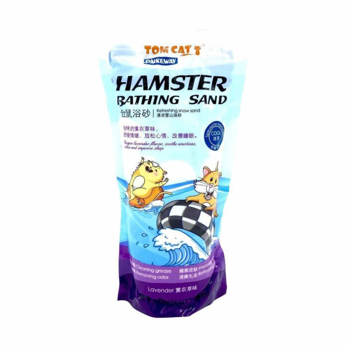 Tom Cat Pakeway Hamster Bathing Sand - ทรายอาบน้ำกลิ่นลาเวนเดอร์ 500g (15532)