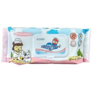 1 Sukina Petto Pet Wipe Hypo - ผ้าเช็ดทำความสะอาดสูตรอ่อนโยน (20ชิ้น) (19744)