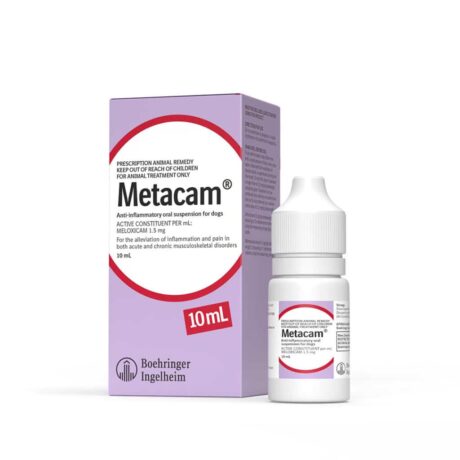 Metacam Oral Suspension 10ml - ยาชนิดฉีด บรรเทาอาการอักเสบสำหรับสัตว์เลี้ยง 10ml