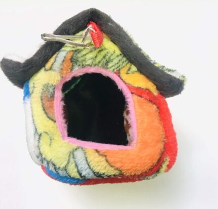 Sugar Glider House S - บ้านชูการ์แขวนกรง คละแบบ (16x17x16cm)(9024)