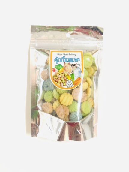 Ham Ham Bakery Goat Milk Cookies - ขนมสัตว์เลี้ยง คุกกี้นมแพะ 40g (14598)