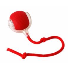 Pet Toy Smart Auto Rolling Ball - ของเล่นสำหรับสัตว์เลี้ยง ลูกบอลอัจฉริยะ กลิ้งอัตโนมัติ แบบมีเชือก (15803)