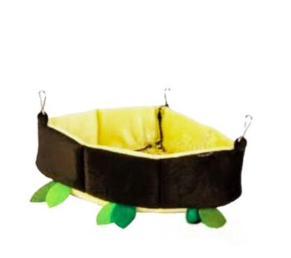 Sugar Glider Cradle No6 - เปลชูการ์ไกลเดอร์ เบาะสามเหลี่ยมมุมกรงใบไม้ (16871)