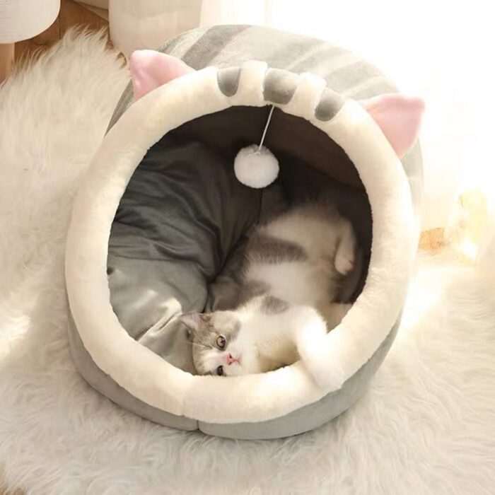 TBD Boqi Factory Cat Bed - เบาะนอนแมวแบบโดม 48x45x40 cm (15653)