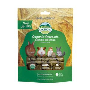 Oxbow Organic Barley Biscuits - ขนมรสชาติหญ้าออร์แกรนิคบาร์เลต์ 75g (13839)