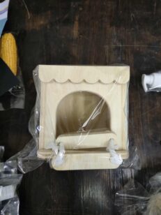 Wooden Hamster House - บ้านไม้สัตว์เลี้ยงขนาดเล็ก มีบันได แบบที่6 (548632)