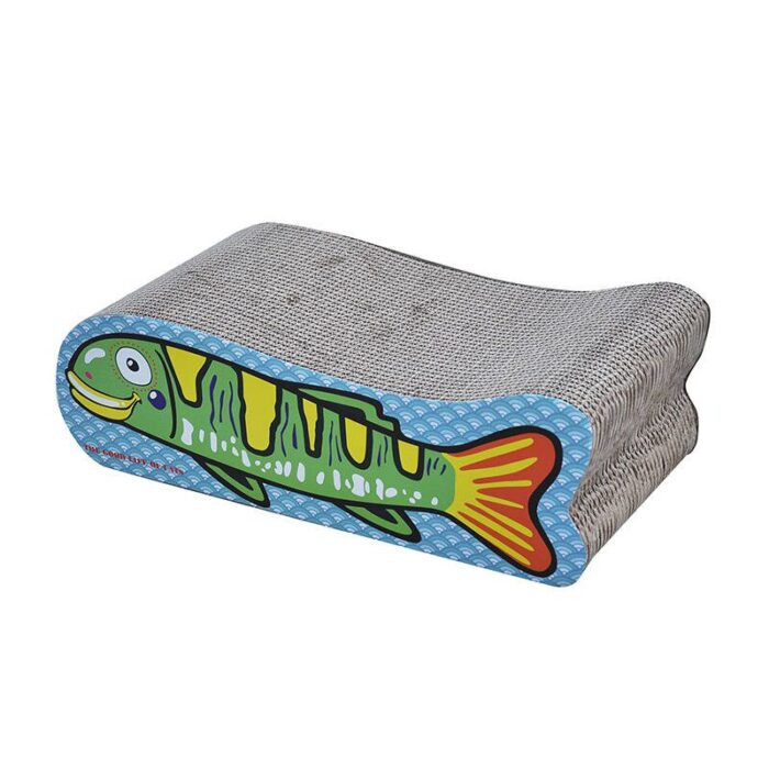 Sukina Petto SY-370 - ที่ลับเล็บแมวแบบปลา (50x23x16cm) (16301)