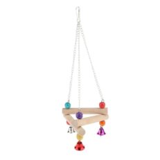 Bird Toy Swing Bird - ของเล่นนก ชิงช้าไม้ทรงสามเหลี่ยม (16078)