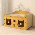 Cat Scratcher Box - กล่องลับเล็บสำหรับแมว 2 ชั้น (56x30x30cm) (14599)