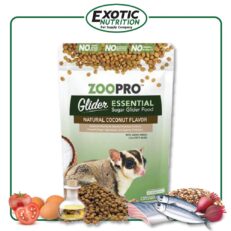 Exotic Nutrition ZooPro Glider Essential - อาหารเม็ดชูการ์ไกลเดอร์ โปรตีนสูง 1.75lb