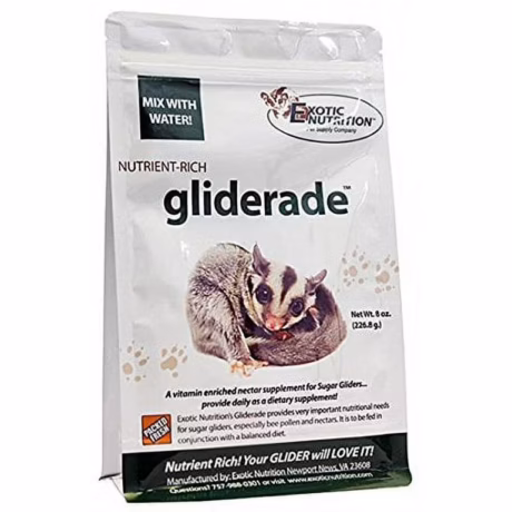 Exotic Nutrition Gliderade - อาหารเสริมน้ำหวานที่อุดมด้วยวิตามินสำหรับชูการ์ไกลเดอร์ 8oz