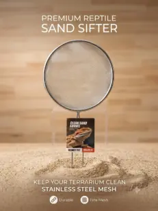 Clean Sand Shovel - กระชอนสแตนเลสสำหรับกรองทรายสัตว์เลื้อยคลาน (14909)