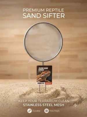 IMG_3437_11zon Clean Sand Shovel - กระชอนสแตนเลสสำหรับกรองทรายสัตว์เลื้อยคลาน (14909)