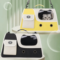 Pet Shoulder Bag - กระเป๋าสะพายไหล่ ผ้าแคนวาส แบบนิ่ม (46x26x28cm)