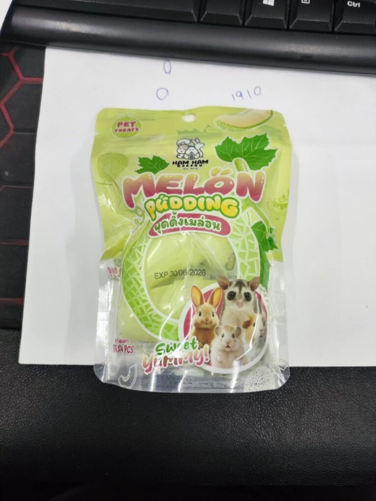 Ham Ham Bakery Melon Pudding - พุดดิ้งเมล่อน 60g