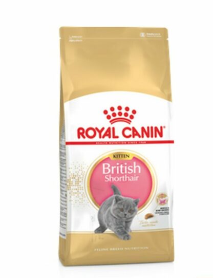Royal Canin Kitten British Shorthair - อาหารสำหรับลูกแมวพันธุ์บริติช ชอร์ทแฮร์ 4-12 เดือน 400g (13838)