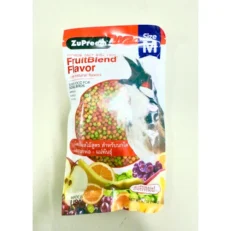 Zupreem FruitBlend Premium Dairy Bird Food - อาหารสำหรับนกรสผลไม้รวม เม็ดกลาง M 100g