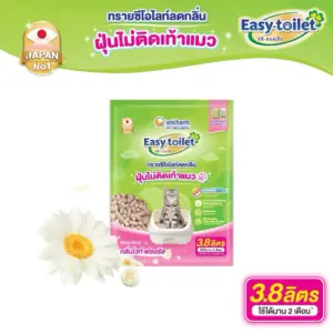 ทรายแมวแอนตี้แบคทีเรีย กลิ่นไวท์ฟลอรัล 3.8L Unicharm Deo-toilet