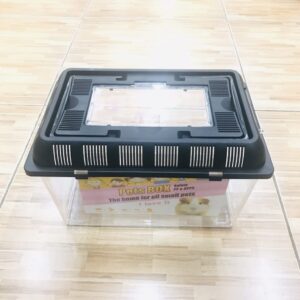 13033043350648 Black Lid Acrylic Box - กล่องอะคริลิคฝาสีดำ (32.5x22x21cm) (20281)