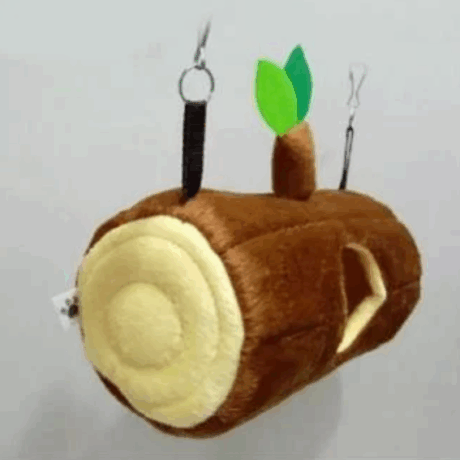 Sugar Glider Cradle No6 - เปลชูการ์ไกลเดอร์ ทรงขอนไม้ คละสี