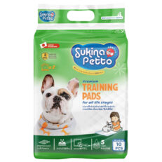 Sukina Petto Traning Pad - แผ่นรองซับอนามัยสัตว์เลี้ยง (30x45cm) (10ชิ้น/ห่อ)