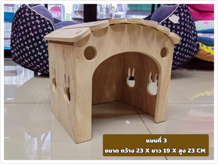 พบคำแนะนำในการเลือกกรงนกที่สมบูรณ์แบบ 8 SOOS Bm34# Wooden Rabbit House - บ้านไม้กระต่ายสไตล์มินิมอลแบบที่ 3 (23X19X23Cm) (45409)