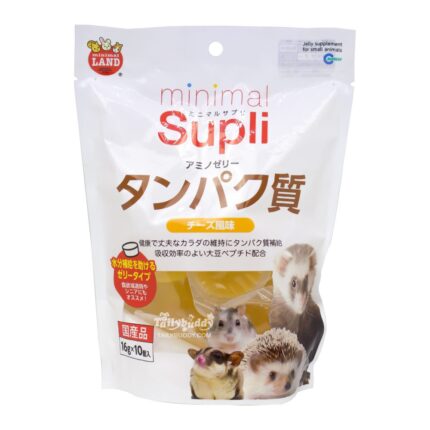 SOOS Minimal Land Supli - เยลลี่เสริมโปรตีนรสชีส 16Gx10ชิ้น (43485)