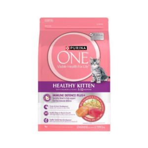 Purina One Healthy Kitten with Salmon & Tuna - อาหารลูกแมว พร้อมปลาแซลมอนและทูน่า 2.7kg (21560)